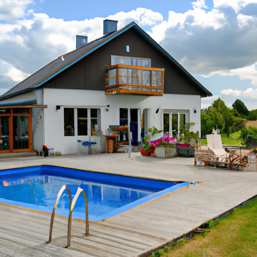 luksus sommerhus med pool jylland