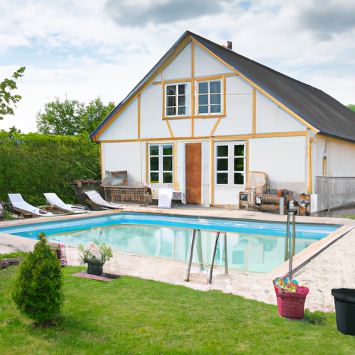 luksus sommerhus med pool jylland